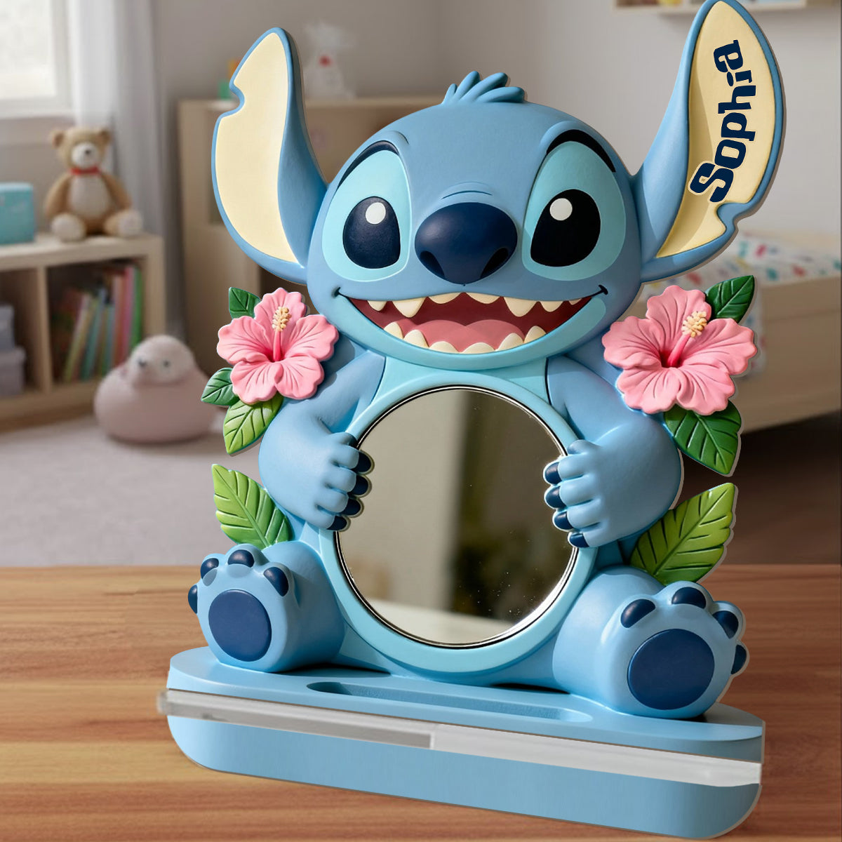 Blue Ohana - Personalized Ohana Desk Mirror