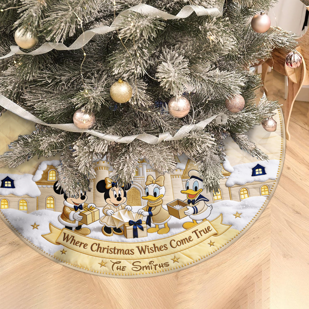 Magical Time Of The year - Personalized Mouse Shaped Tree Skirt