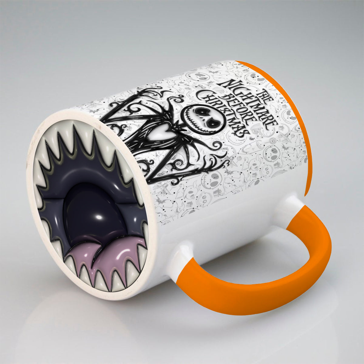 Jack The Nightmare - Personalized Nightmare Bottom Printed Accent Mug