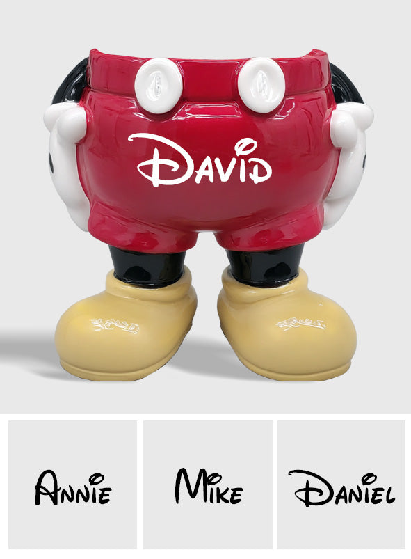 Cute Mouse - Personalized Mouse Wooden Pen Holder