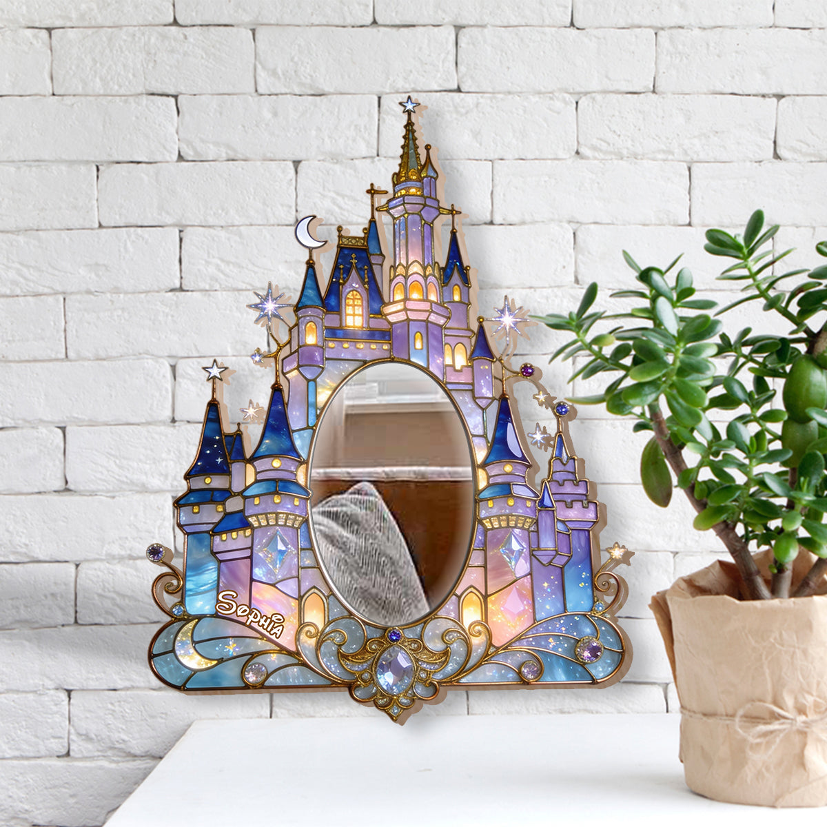 Magical Castle - Personalized Dream Trip Wall Hanging Mirror
