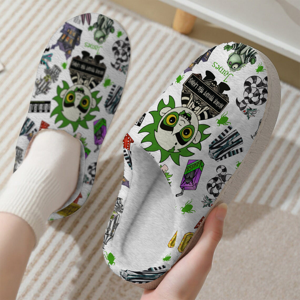 Never Trust The Living - Personalized Slippers