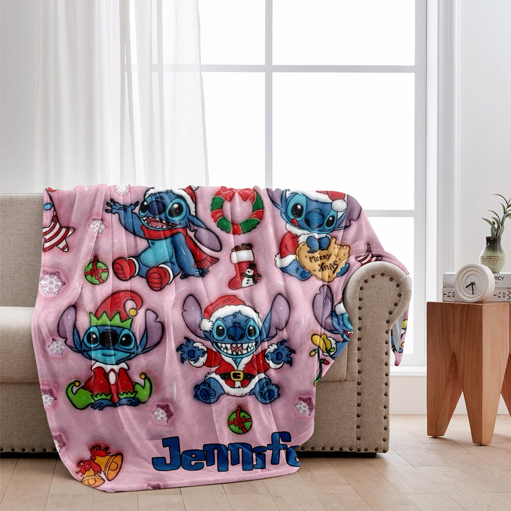 Wonderful Time - Personalized Ohana Blanket