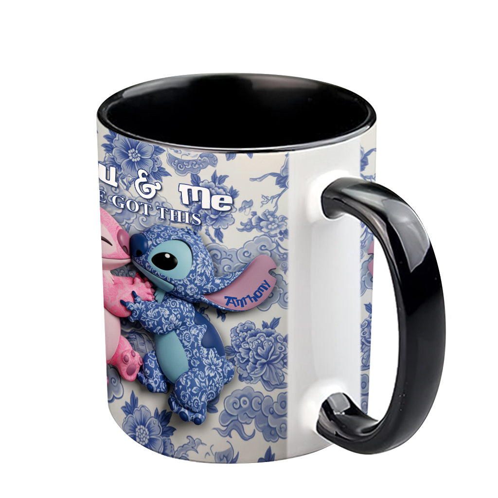You & Me We Got This - Personalized Ohana Accent Mug