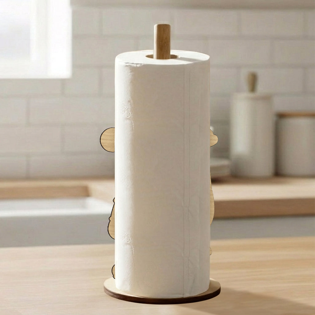 Cartoon Mouse & Friend - Personalized Kid Paper Towel Stand