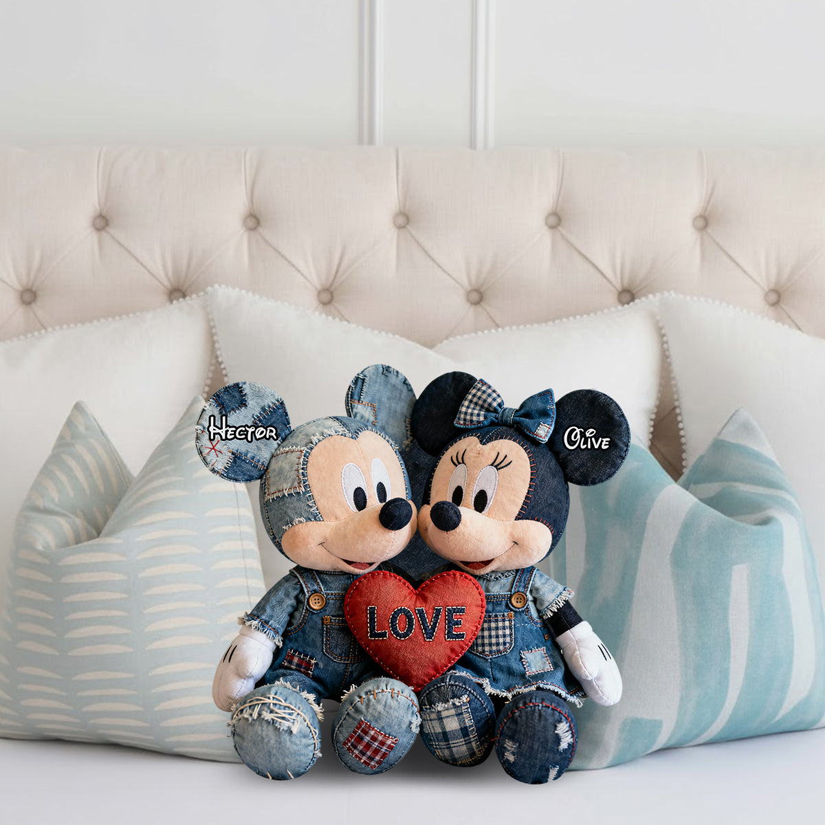 Perfect Gift For Couple - Personalized Mouse Faux Fur Shaped Pillow