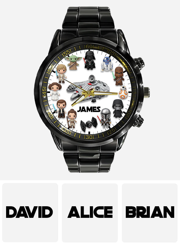 Galactic Timekeeper - Personalized The Force Hand Watch