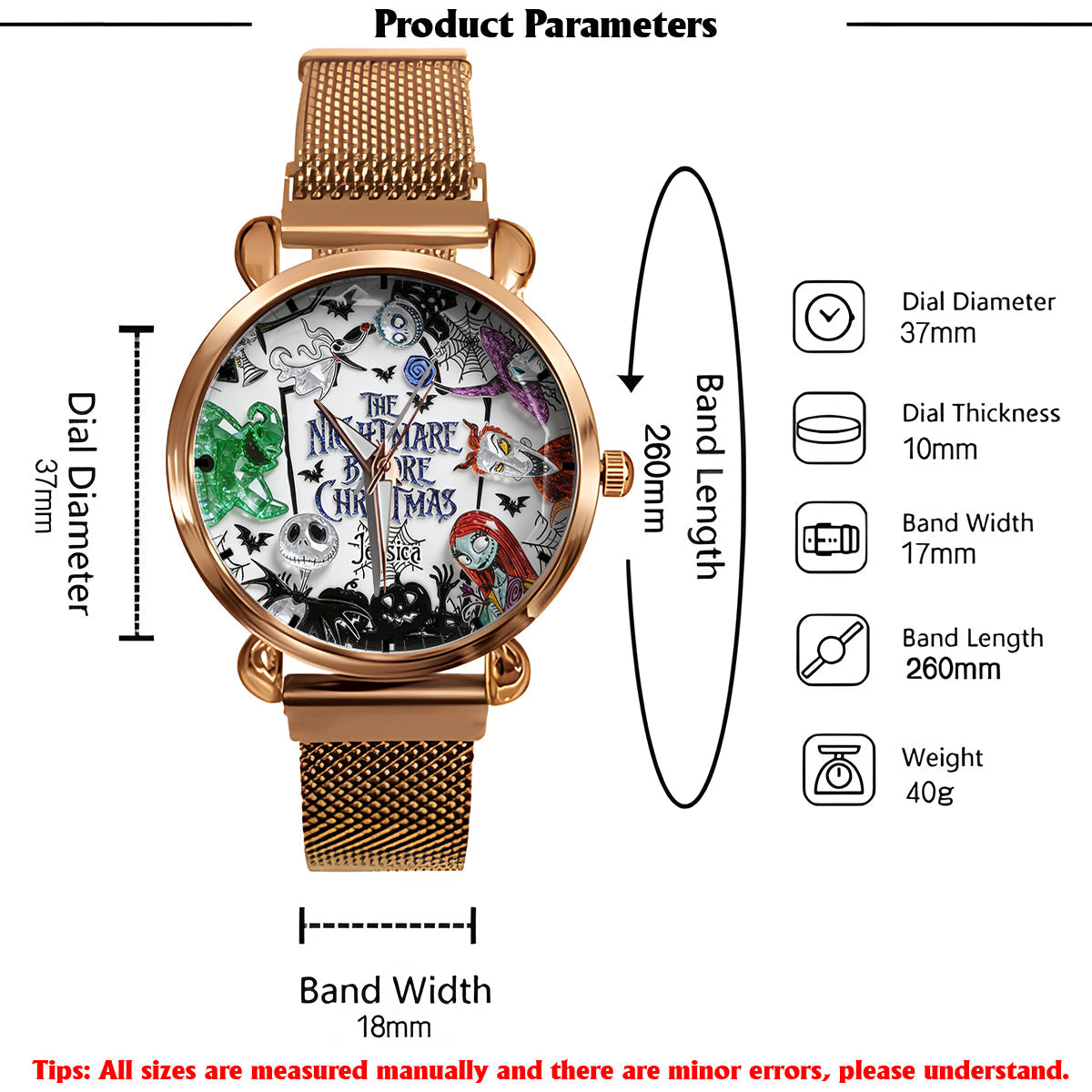 The Nightmare - Personalized Nightmare Women Hand Watch