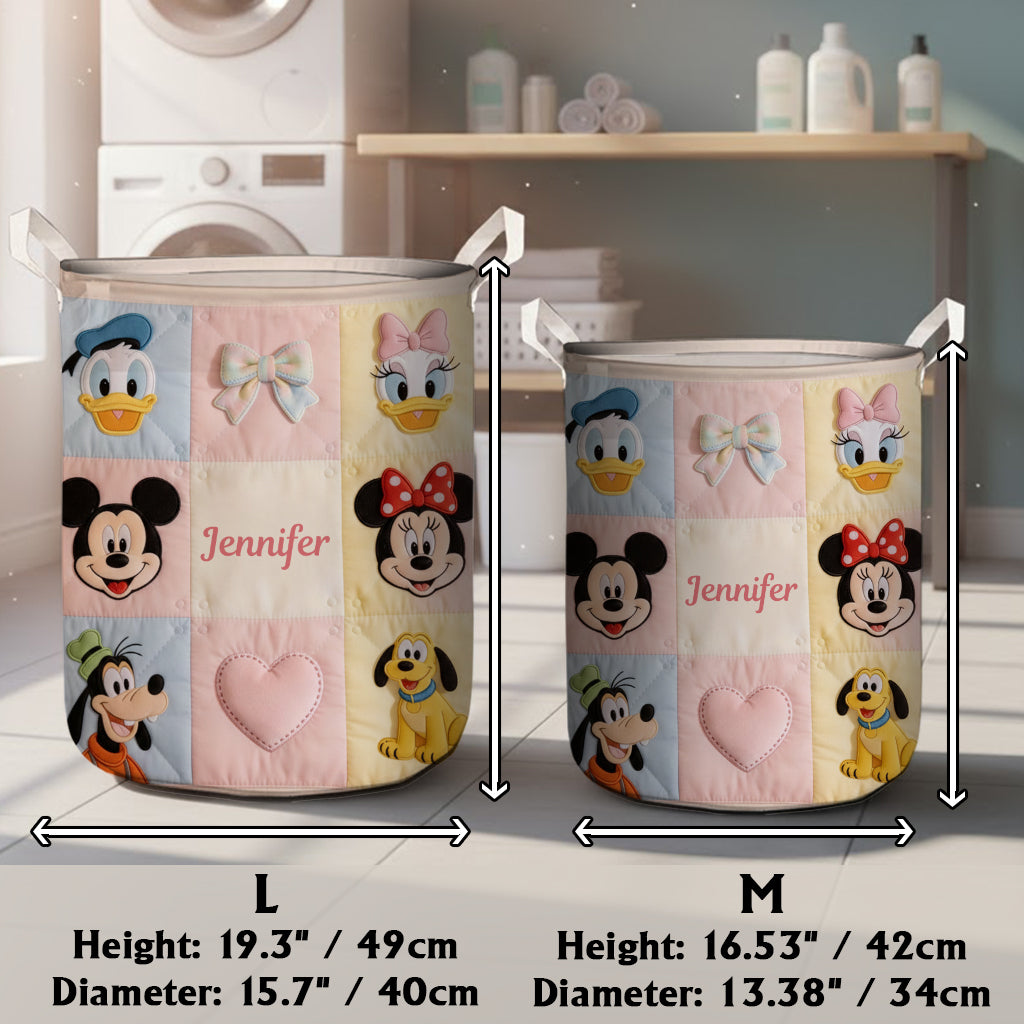 Kids Storage Basket - Personalized Mouse Storage Basket