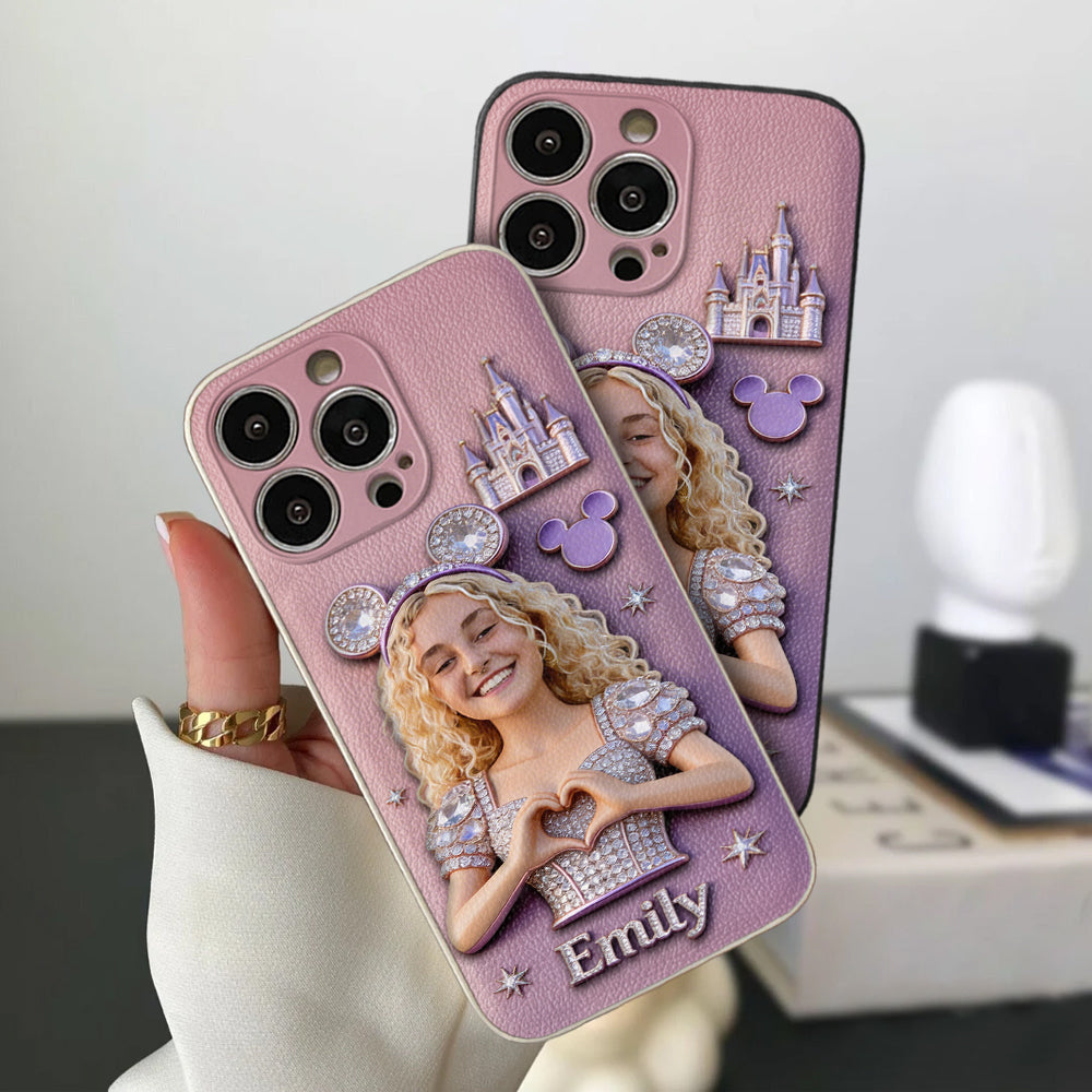 Friends - Personalized Dream Trip 3D Embossed Leather Phone Case