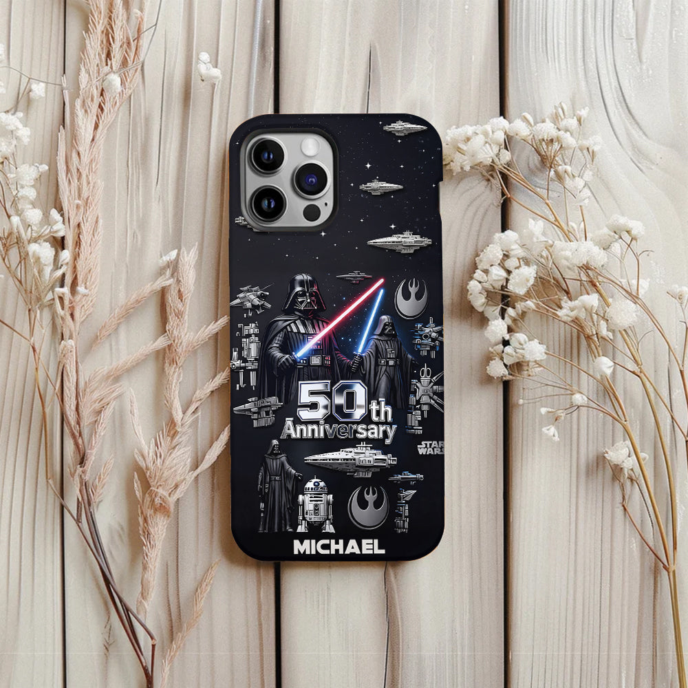 Wonder Stars - Personalized The Force Full Print Phone Case