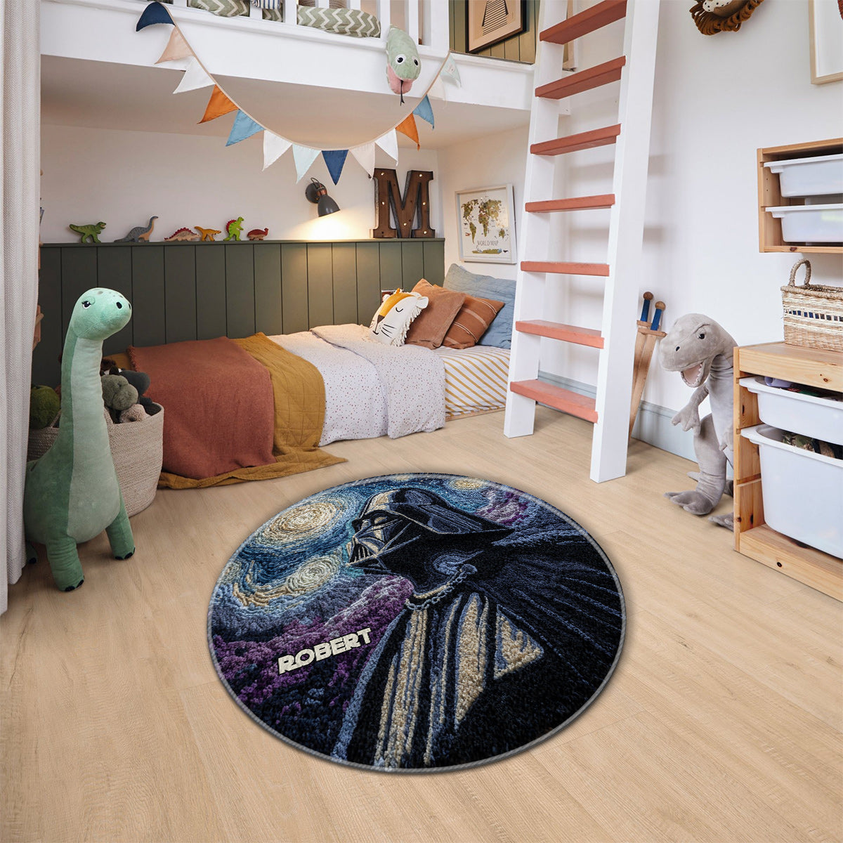 Starry Night - Personalized The Force Non-Slip Tufted Rug