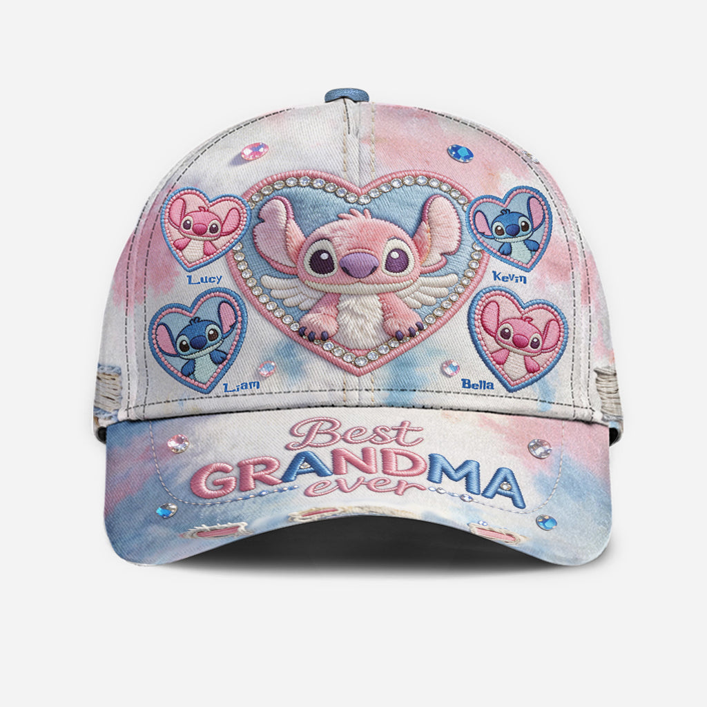 Best Gift For Mom/Grandma Blue Ohana - Personalized Ohana Classic Cap