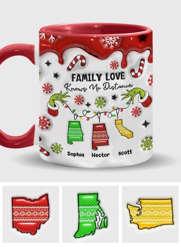 Close At Heart - Personalized Family Accent Mug