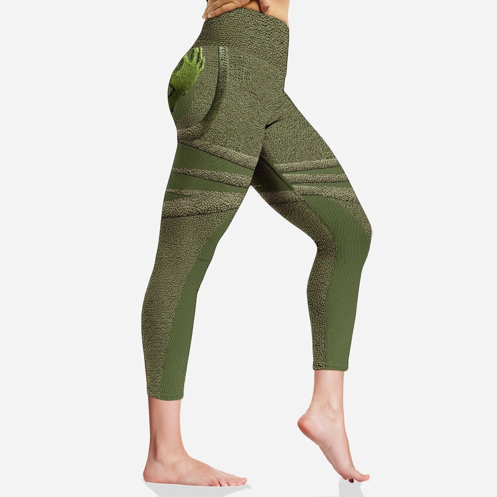 Stole My Heart - Personalized Stole Christmas Leggings