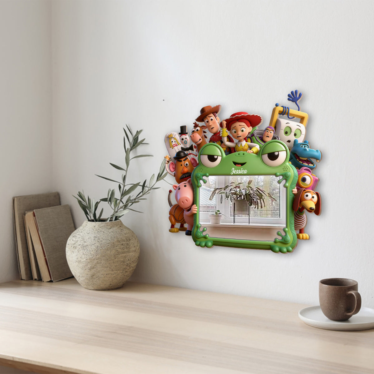 Cute Friends - Personalized Movie For Kids Wall Hanging Mirror
