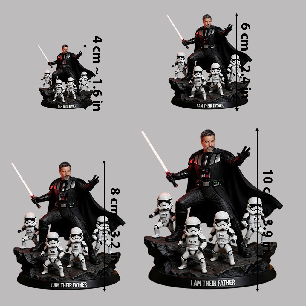 I Am Their Father - Personalized The Force Premium 3D Figurine