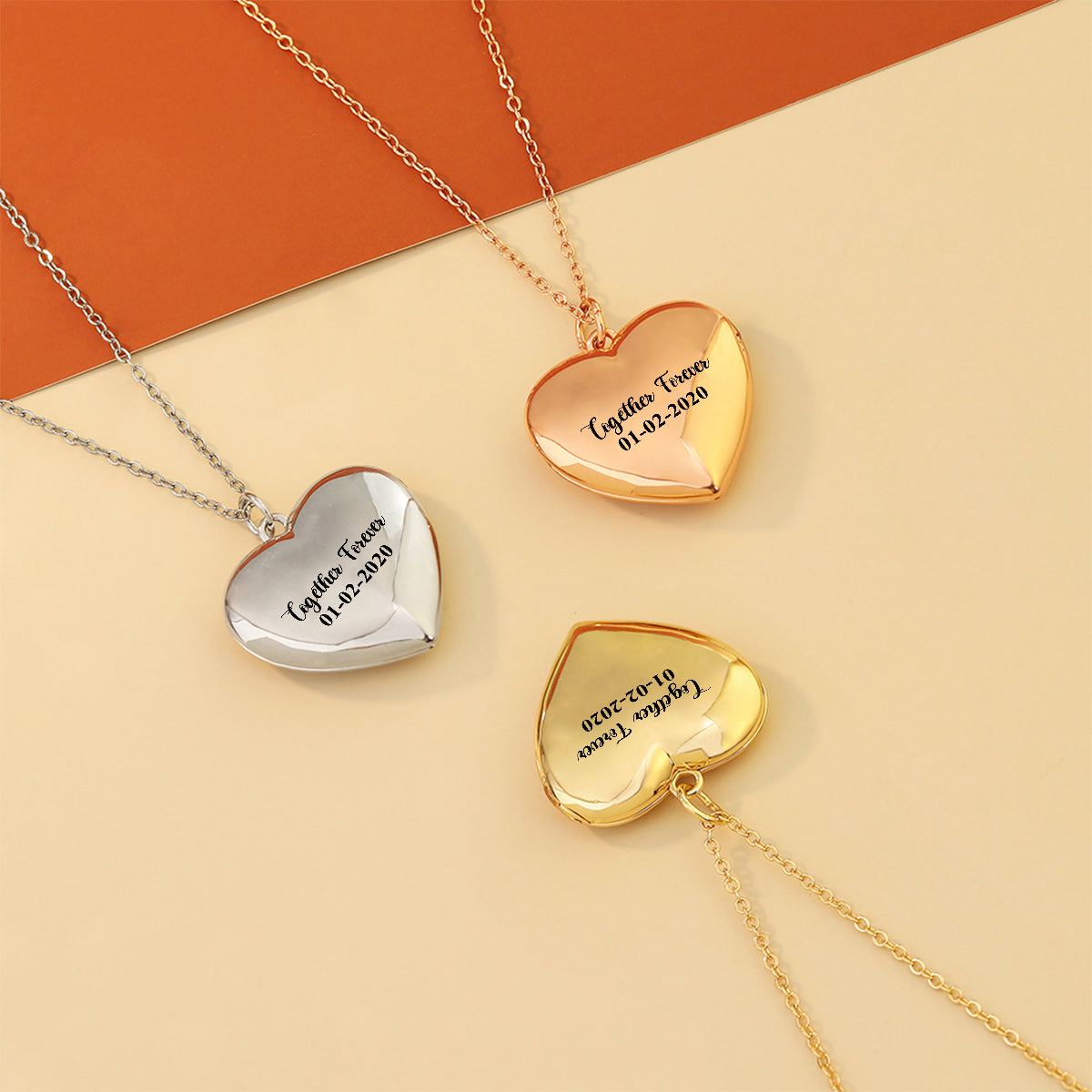 Magical Couple Locket - Personalized Mouse Locket Pendant Necklace