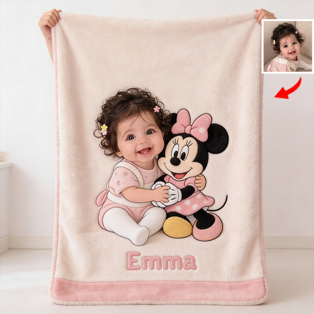 Magical Friends - Personalized Mouse Blanket