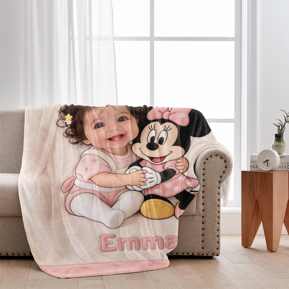 Magical Friends - Personalized Mouse Blanket