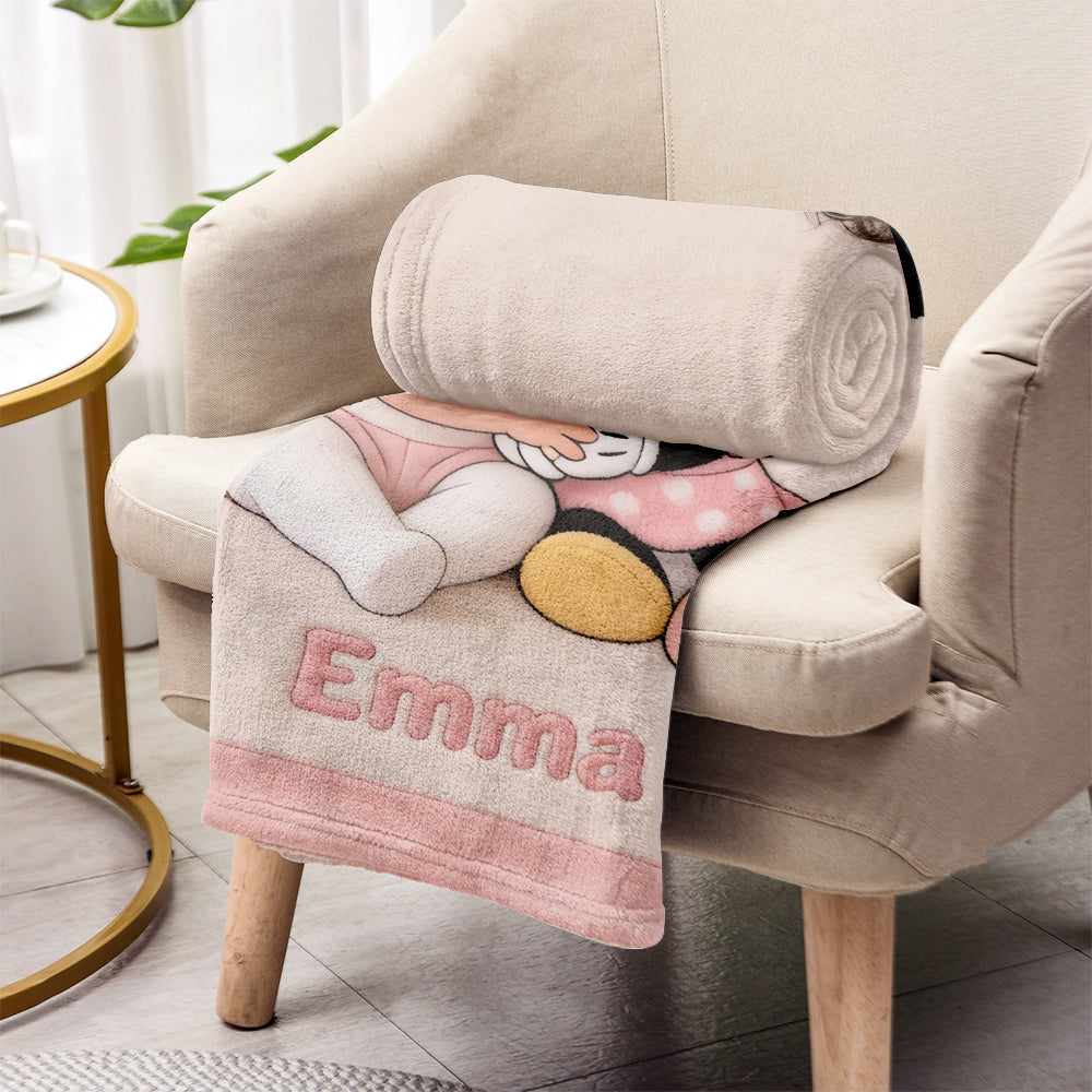 Magical Friends - Personalized Mouse Blanket