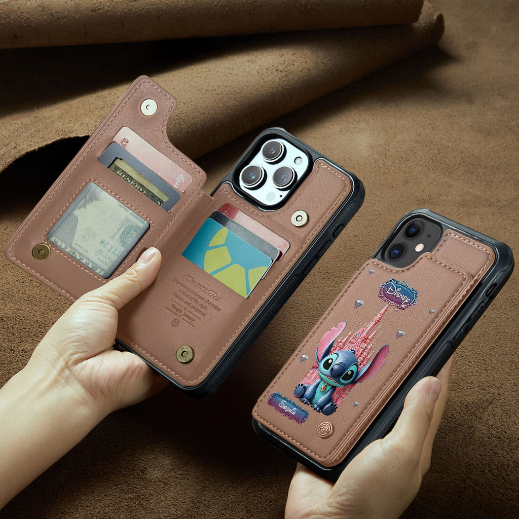 Blue Ohana - Personalized Ohana Wallet Phone Case