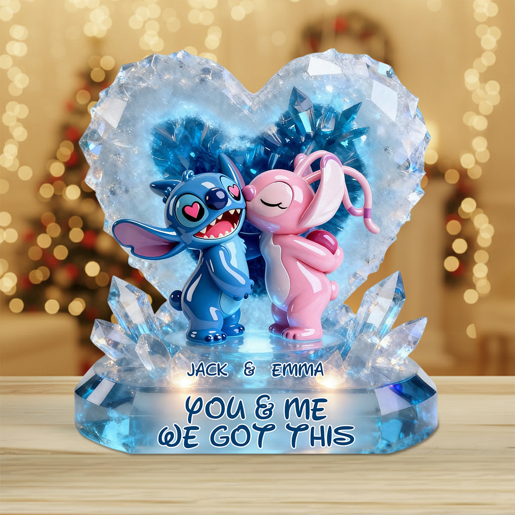 This Is Us - Personalized Ohana Custom Shaped Acrylic Plaque