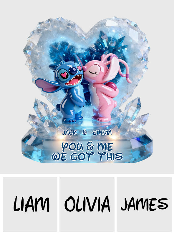 This Is Us - Personalized Ohana Custom Shaped Acrylic Plaque