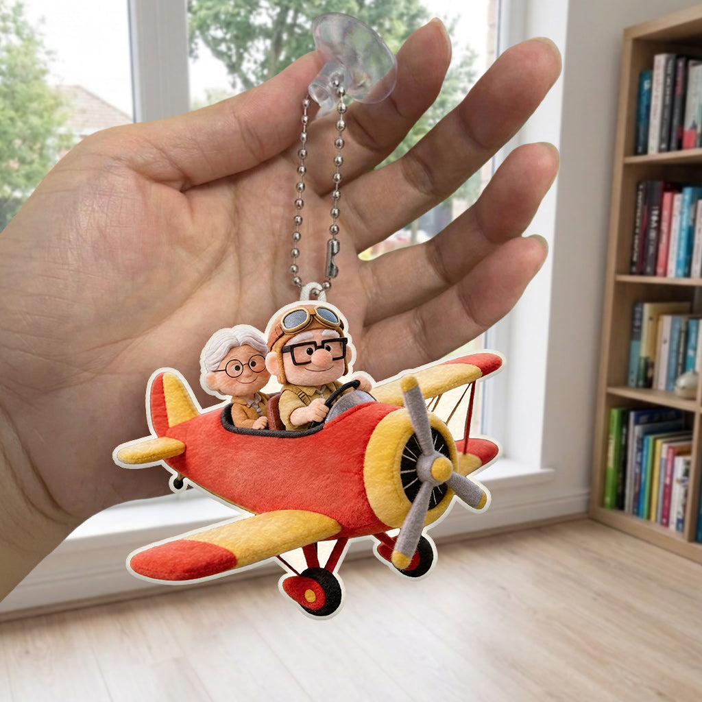 My Greatest Adventure - Personalized Up Movie Couple Plush Keychain