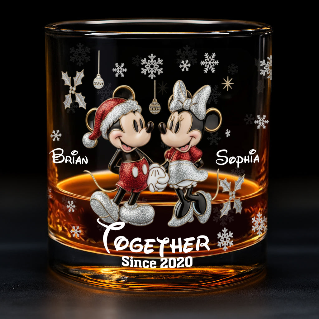 Together Since - Personalized Mouse Whiskey Glass