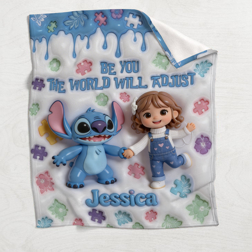 Be You - Personalized Autism Awareness Blanket