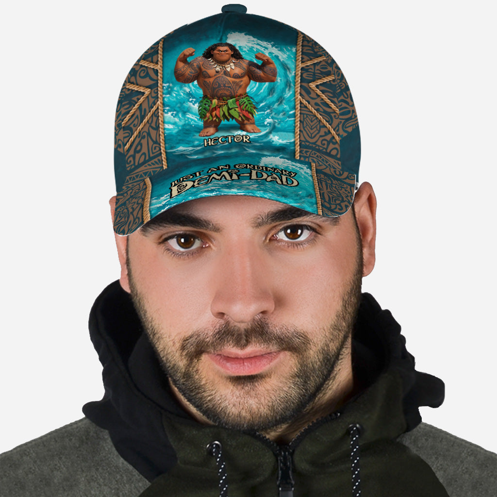 Just An Ordinary Demi-Dad - Personalized Hawaii Movie Classic Cap