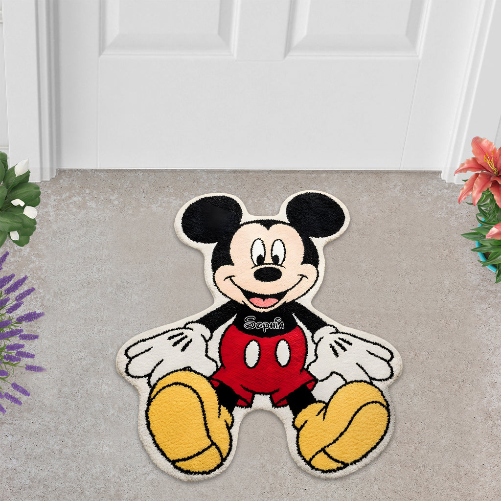 Magic Room - Personalized Mouse Shaped Doormat/ Rug