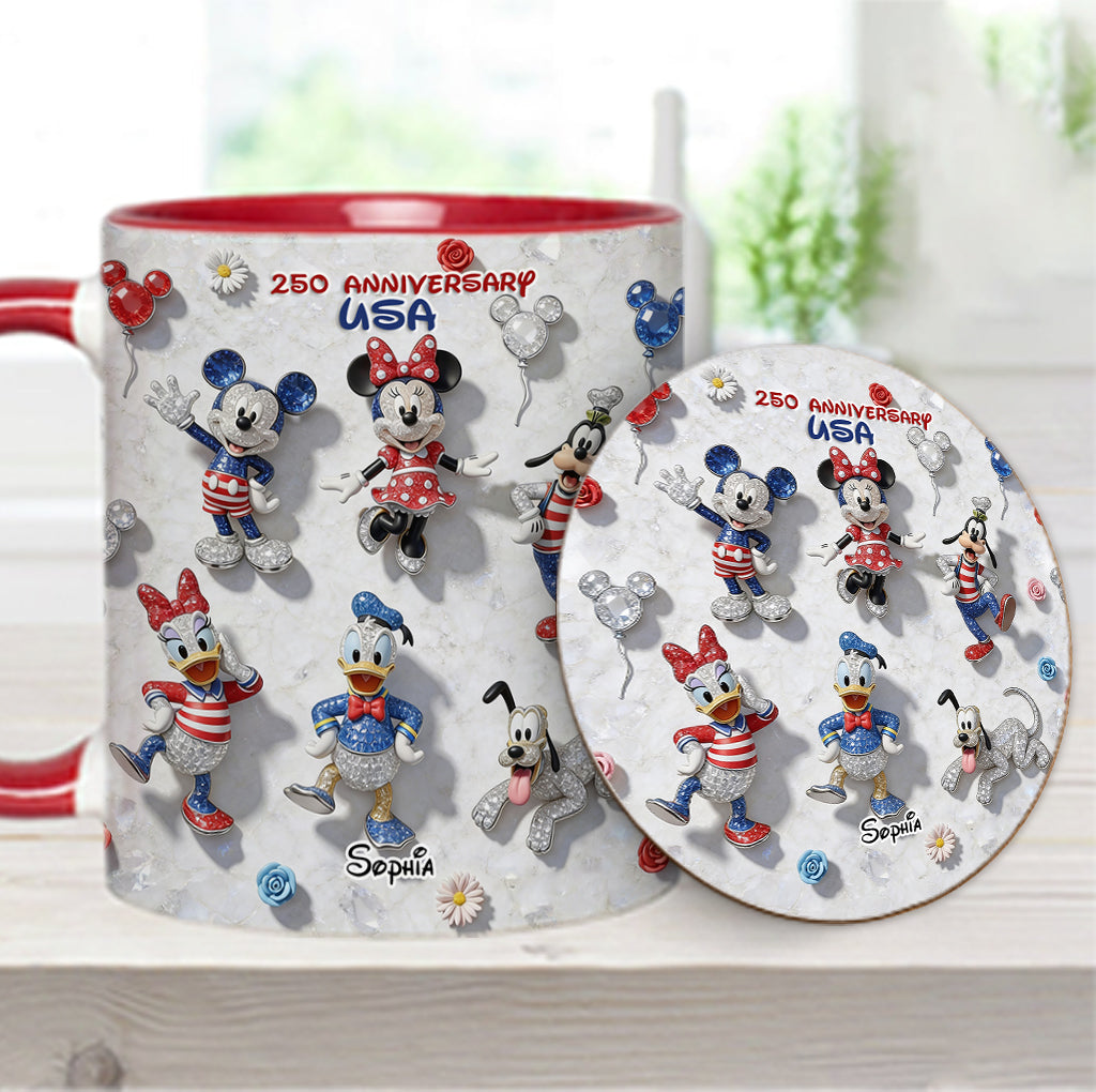 Friends 250 Anniversary - Personalized Mouse Accent Mug & Coaster