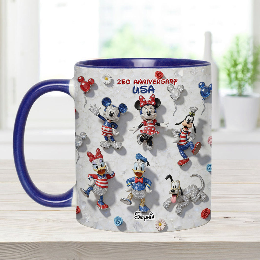 Friends 250 Anniversary - Personalized Mouse Accent Mug & Coaster