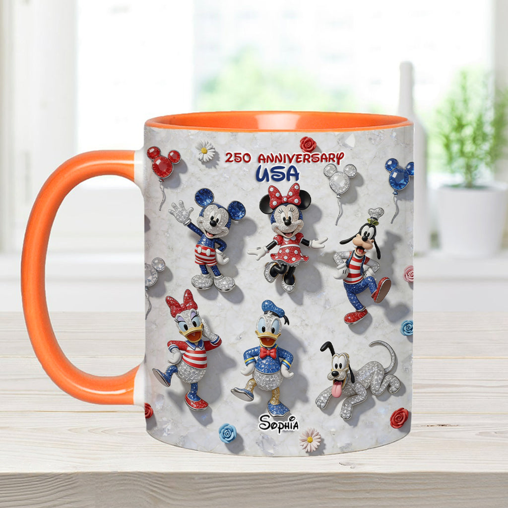 Friends 250 Anniversary - Personalized Mouse Accent Mug & Coaster