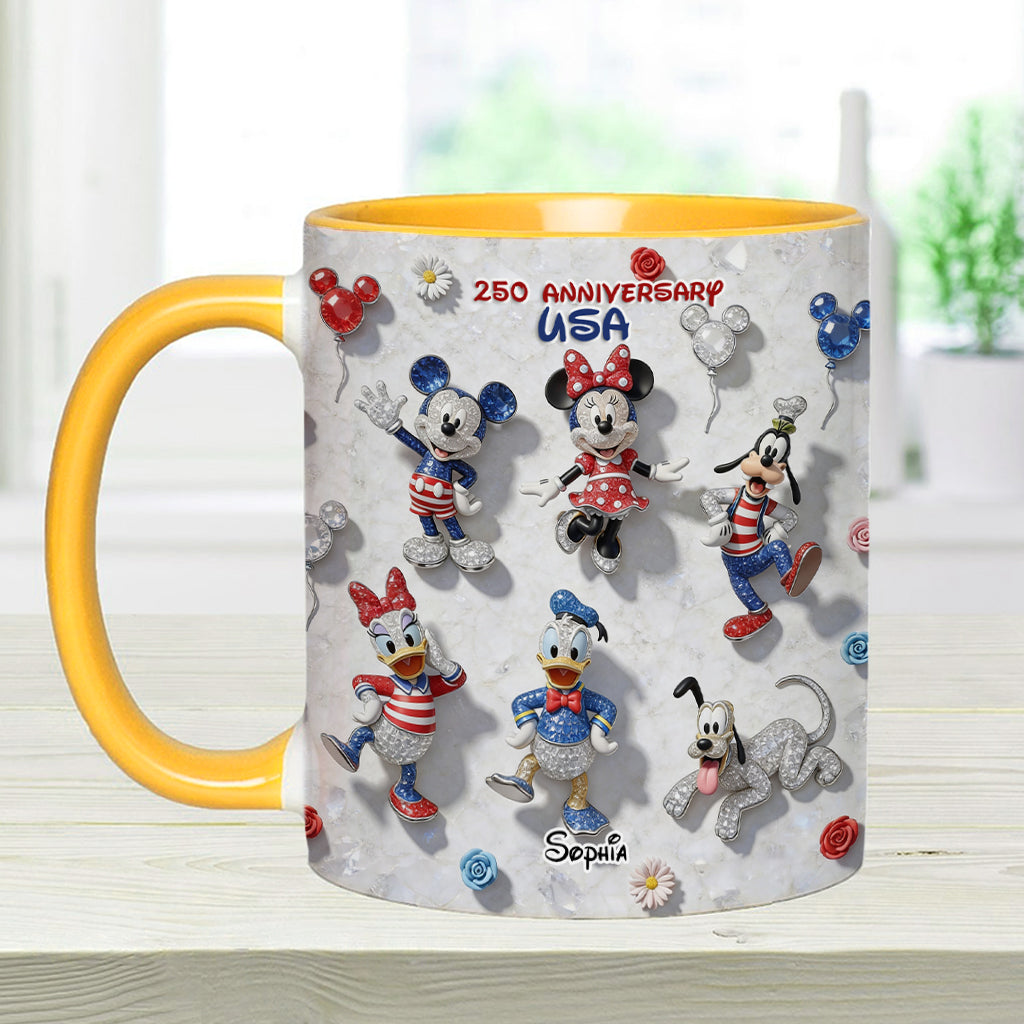 Friends 250 Anniversary - Personalized Mouse Accent Mug & Coaster