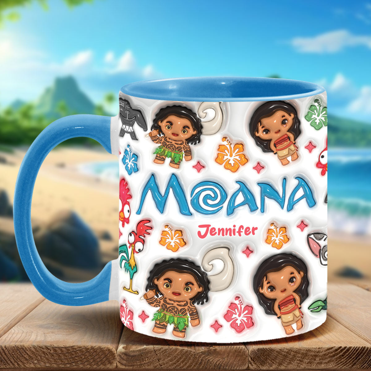 Island Princess - Personalized Accent Mug