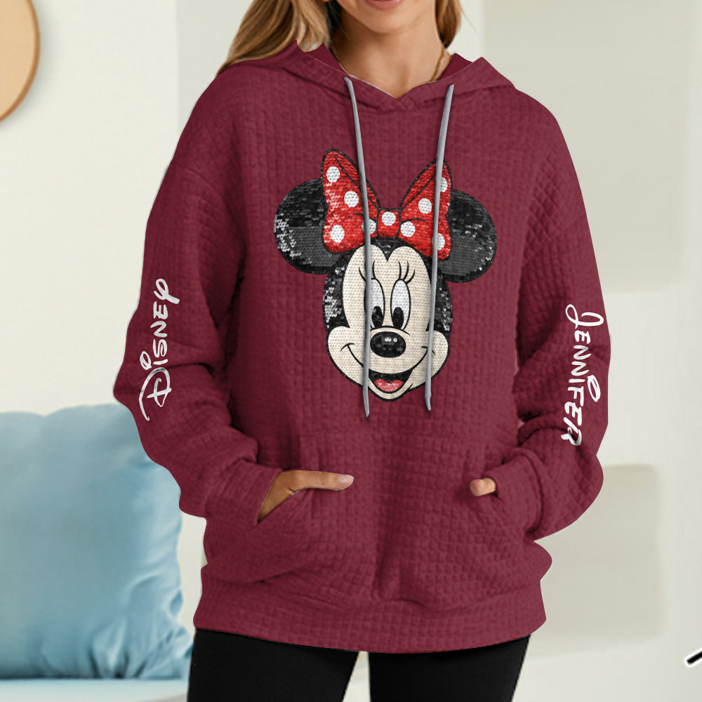 Magical Time - Personalized Mouse Waffle Hoodie