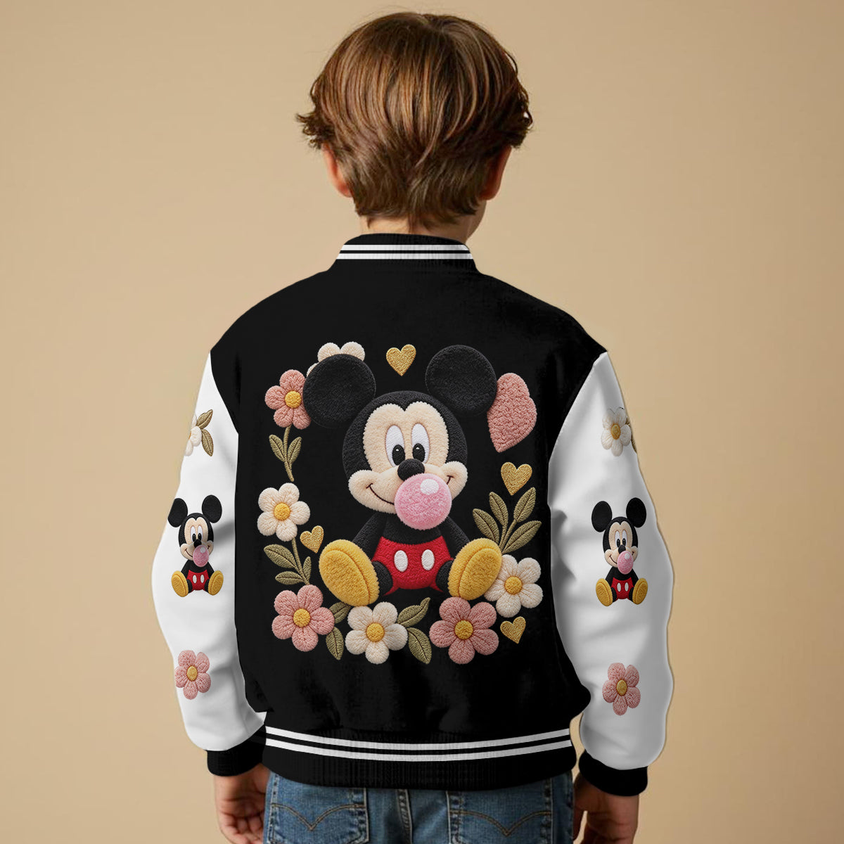Believe In Magic - Personalized Mouse Varsity Jacket
