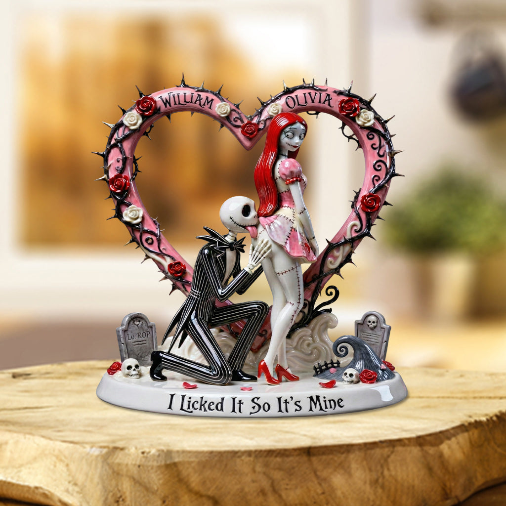 I Licked It So It's Mine - Personalized Nightmare Custom Shaped Acrylic Plaque