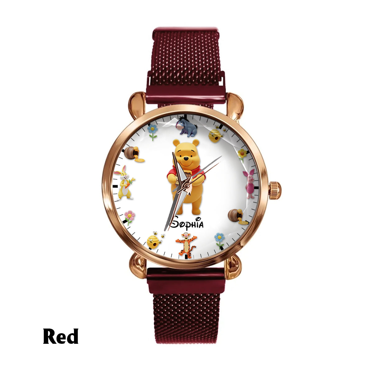 Lovely Honey Bear Pig Tiger - Personalized Mouse Women Hand Watch