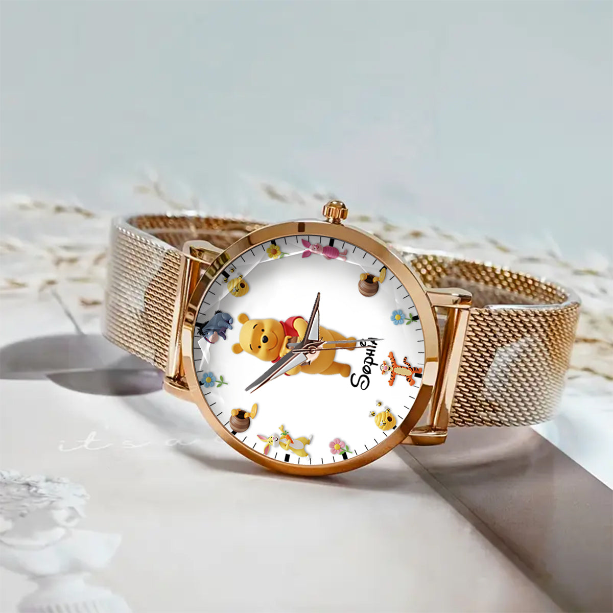 Lovely Honey Bear Pig Tiger - Personalized Mouse Women Hand Watch