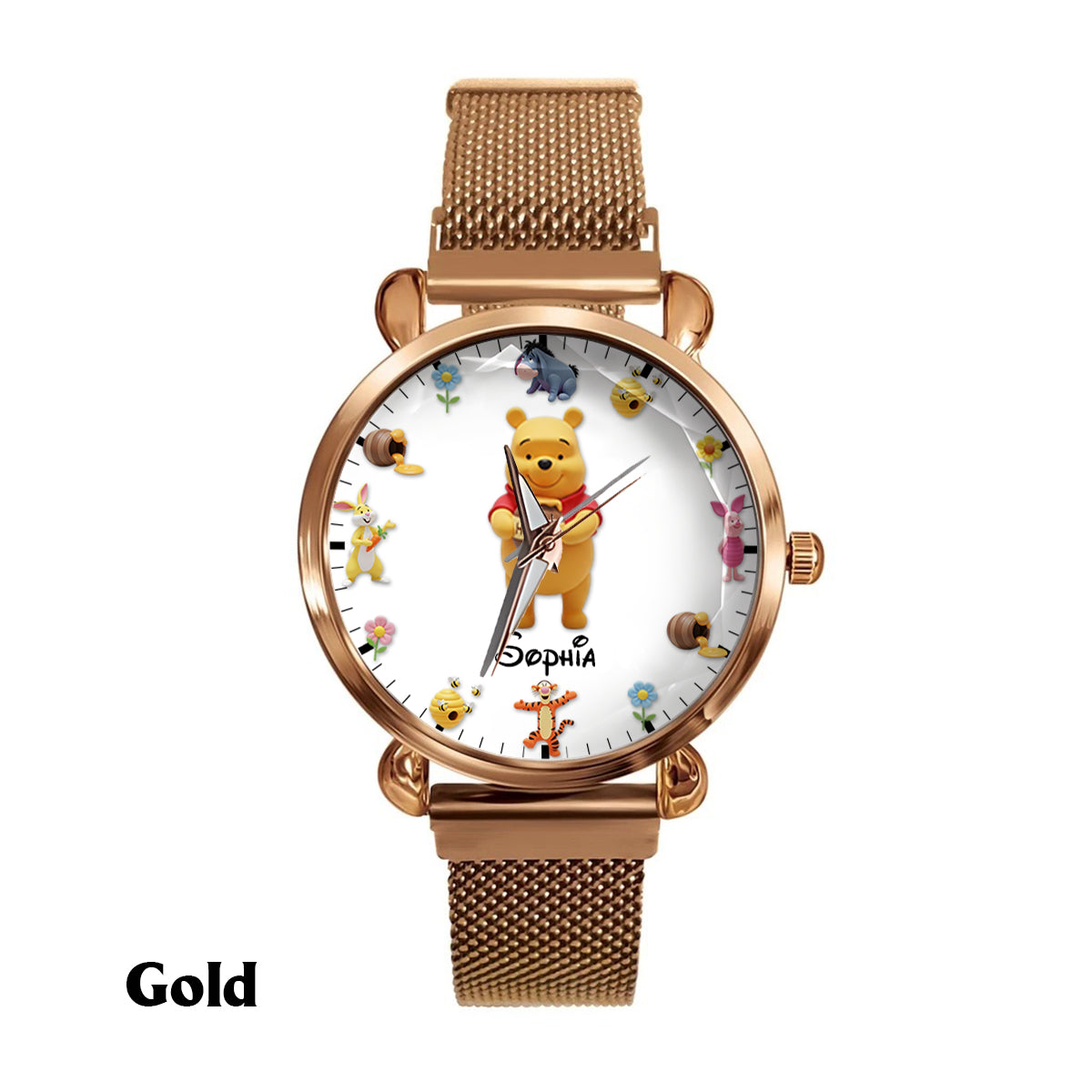 Lovely Honey Bear Pig Tiger - Personalized Mouse Women Hand Watch