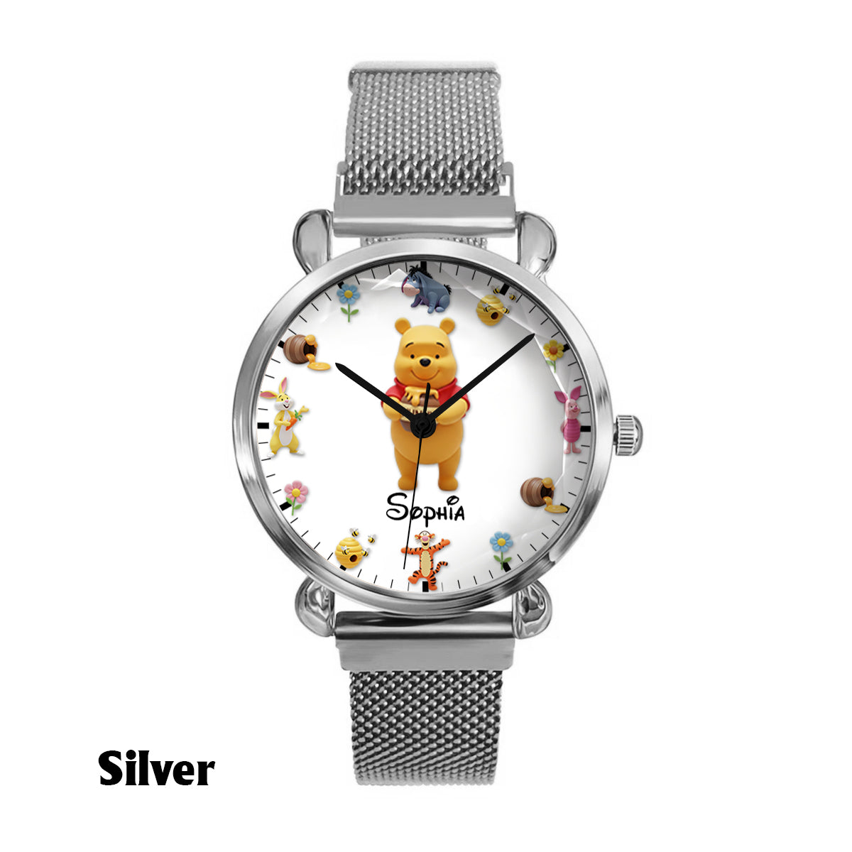 Lovely Honey Bear Pig Tiger - Personalized Mouse Women Hand Watch