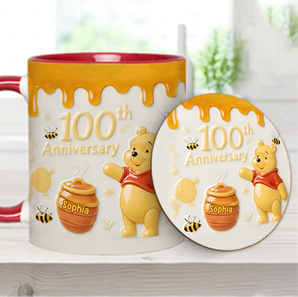 Honey Bear 100th Anniversary - Personalized Accent Mug