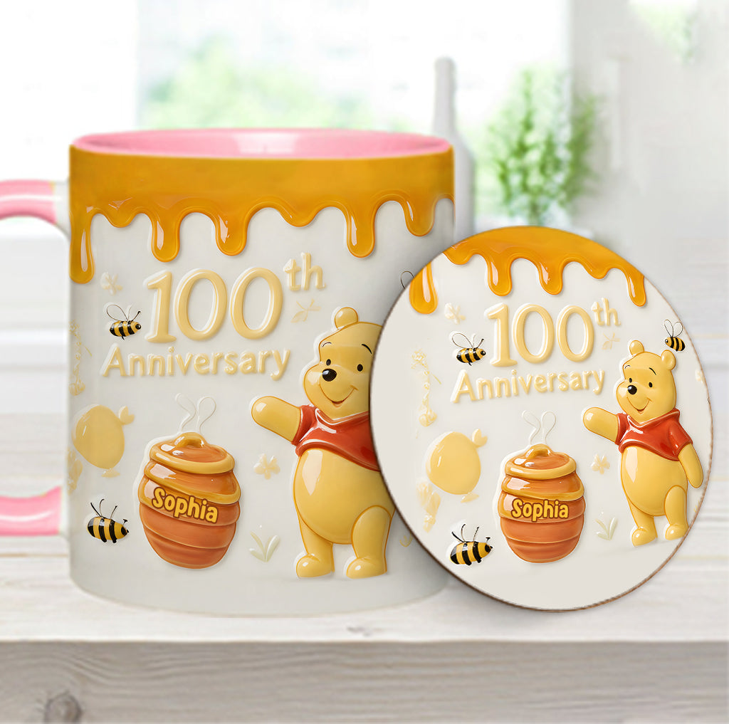 Honey Bear 100th Anniversary - Personalized Accent Mug
