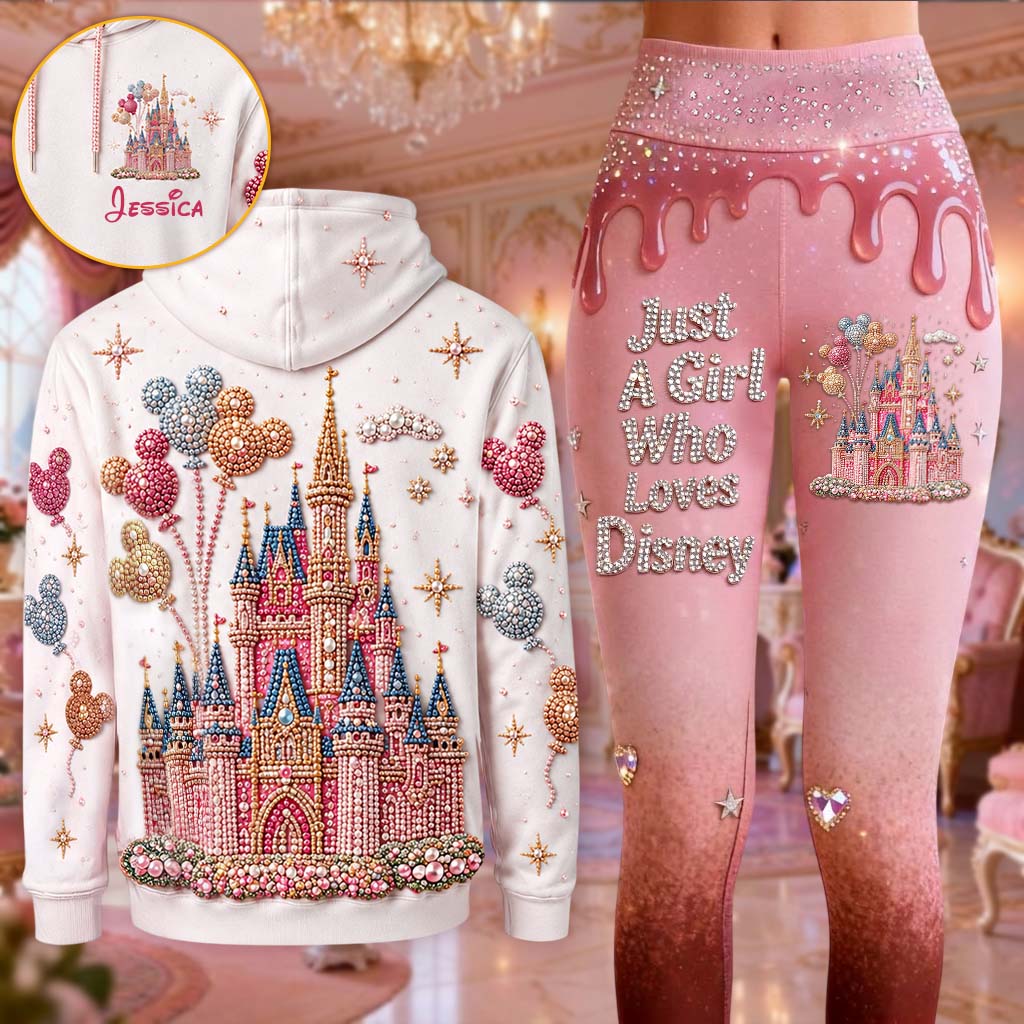 Just A Girl Who Loves Magic - Personalized Mouse Hoodie and Leggings