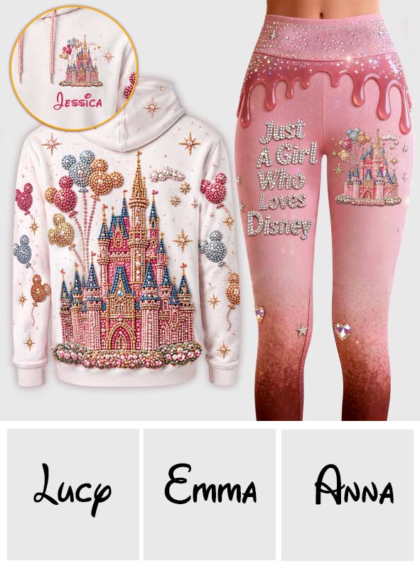 Just A Girl Who Loves Magic - Personalized Mouse Hoodie and Leggings