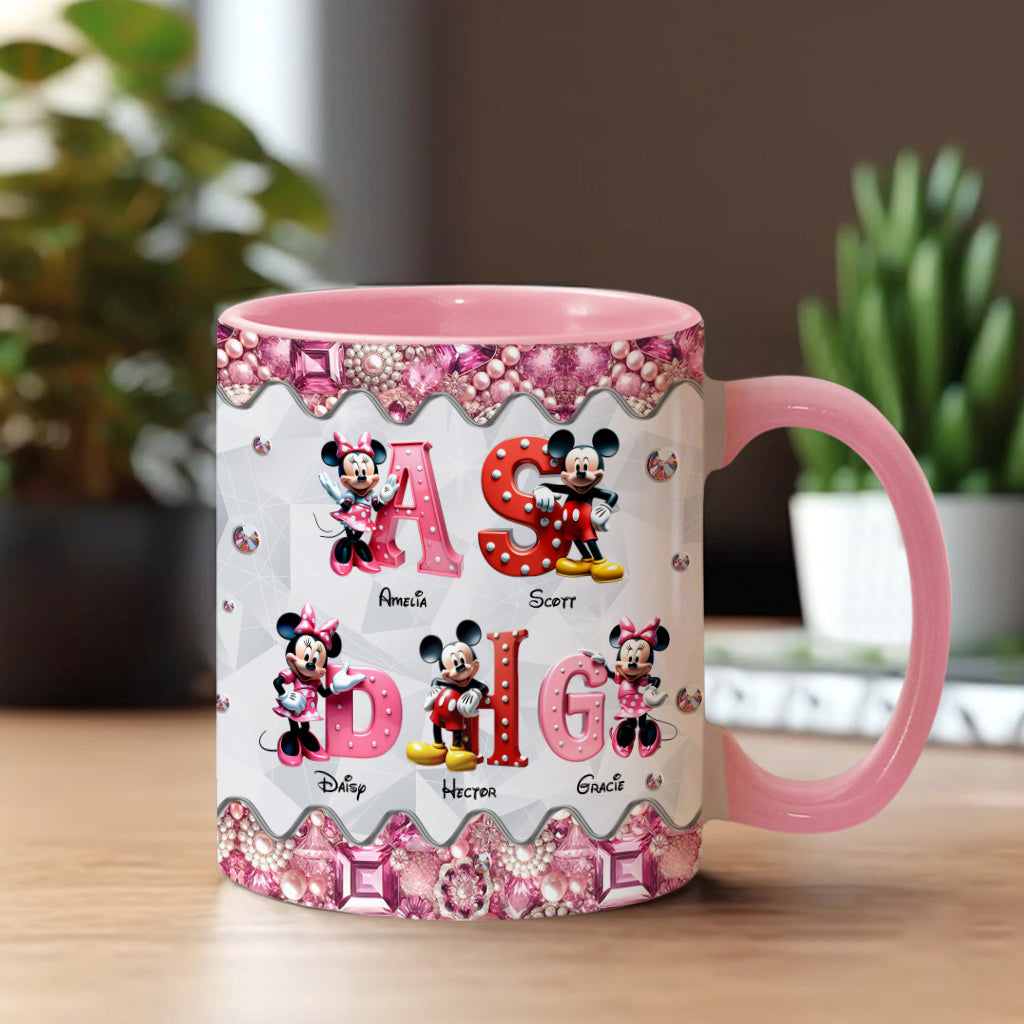 Blessed To Be Called - Personalized Grandma Accent Mug